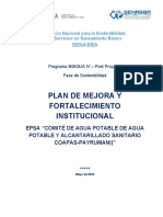 PLAN DE MEJORA Payrumani