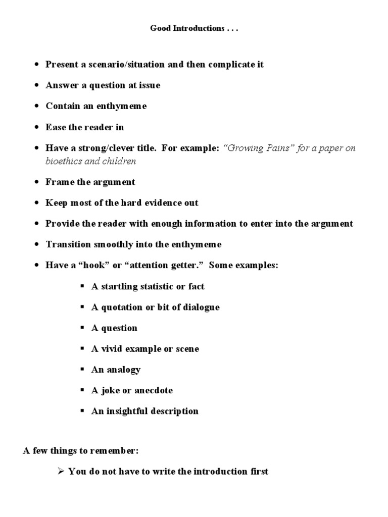 Crafting Compelling Introductions | PDF