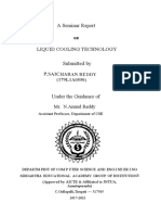 A Seminar Report: Liquid Cooling Technology