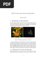 DV1614: Basic Edge Detection Using Python