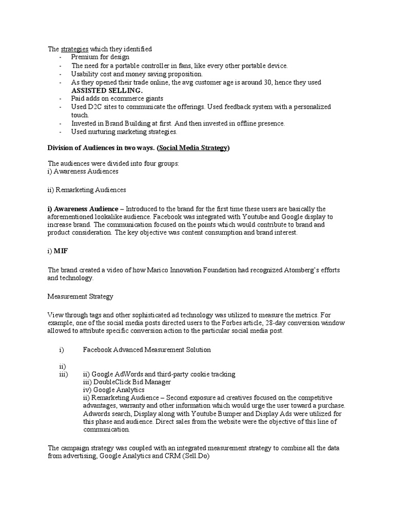Atomberg's Competitive Analysis | PDF | E Commerce | Brand