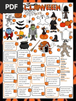 Bats Broom Cauldron Death Frankenstein Haunted House