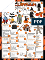 Halloween symbols and creatures word search puzzle