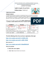 Present Perfect English Lab Grade 8