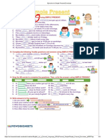 Ejercicio de Simple Present Exercises