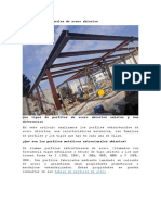 Perfiles Estructurales de Acero Abiertos