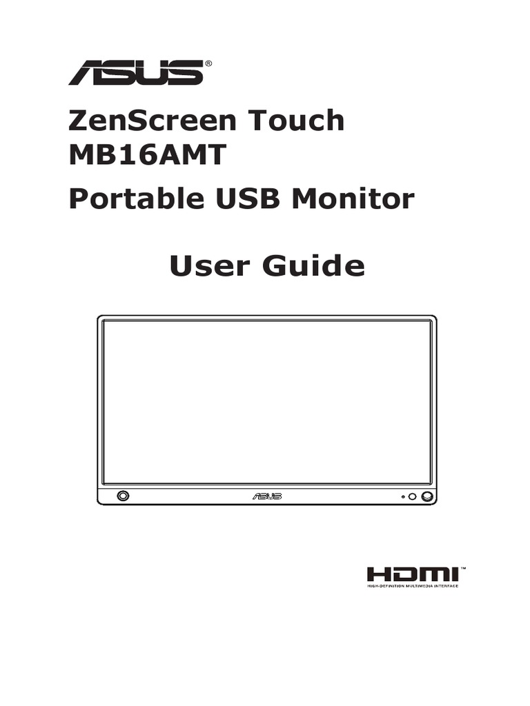 Manual PDF Computer Monitor Usb