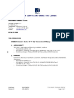 Vendor Service Information Letter: Holmberg GMBH & Co. KG