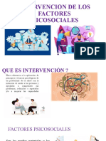 Intervencion de Los Factores Psicosociales