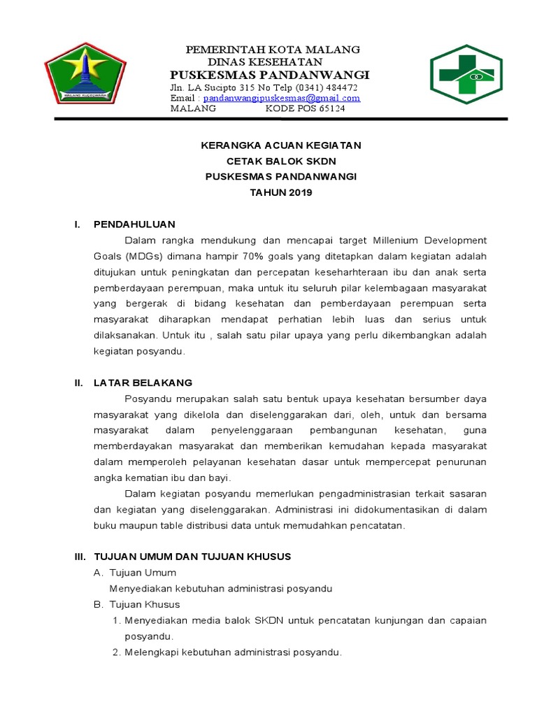 Cetak Balok SKDN 2019 | PDF