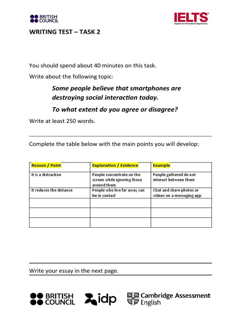 IELTS Essay Mobile Phones PDF Mobile Phones Smartphone