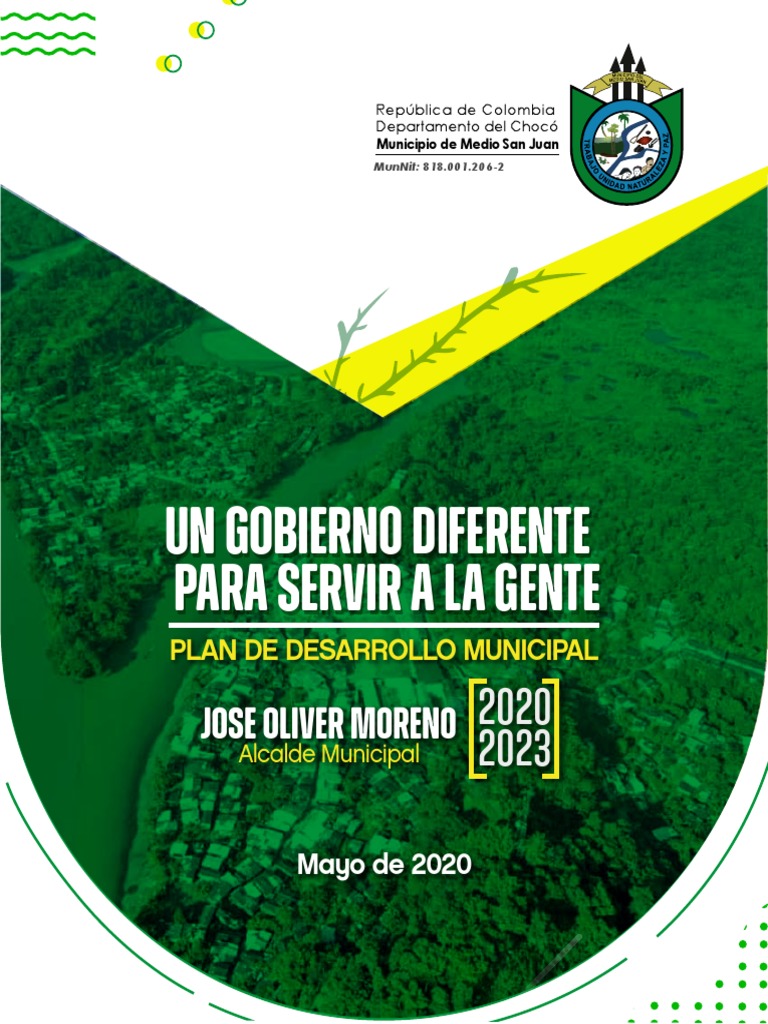 Plan de Desarrollo Medio San Juan 2020 | PDF | Adopción | Colombia