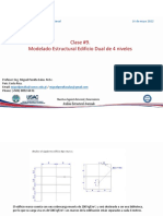 Clase #9. Modelado Estructural Edificio Dual de 4 Niveles