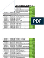 2015 TROY® Product List - DEALER 25%: Item Code UPC Description