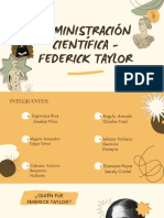 Administración Científica - Federick Taylor