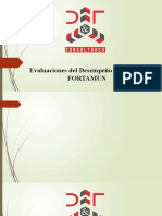 Evaluaciones Del Desempeño FISMDF y FORTAMUN 2022-1