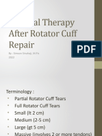 Physical Therapy After Rotator Cuff Repair