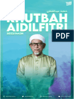 Khutbah Aidilfitri 1443h Presiden Pas (Rumi)