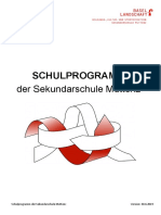 Schulprogramm - Sek Muttenz - 16.08.2020