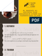 (PT I) Al Mabadi Al 'Asyroh, Maqashid Syariah Dan 3 Prinsip Dasar Kewarisan Islam
