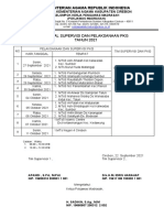 Jadwal Supervisi PKG 21