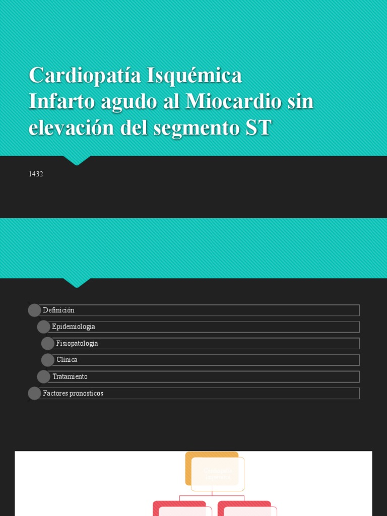 IAMSEST | PDF | Infarto de miocardio | Aterosclerosis