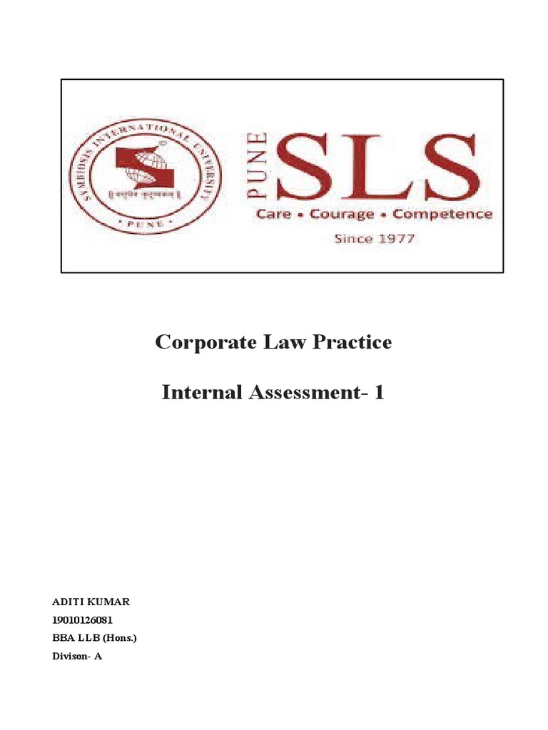 CORPORATE LAW AND SECRETARIAL PRACTICE PDF visual data 2