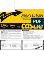 Driver S Ed Guide: Instruction Manual For All Castle Creations Car and Truck Brushless Power Systems
