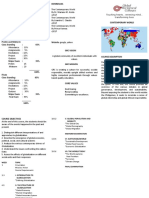 Grading System and Contemporary World Course