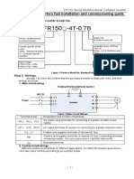 FR150 - 4T-0.7B: FR150series Inverters Fast Installation and Commissioning Guide