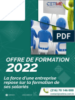 Planning Annuel Offre de Formation 2022 Du CETIME-ed - Juin.2022