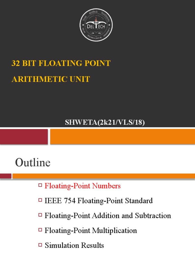 32-Bit Floating Point Arithmetic Guide | PDF | Rounding | Computer Science