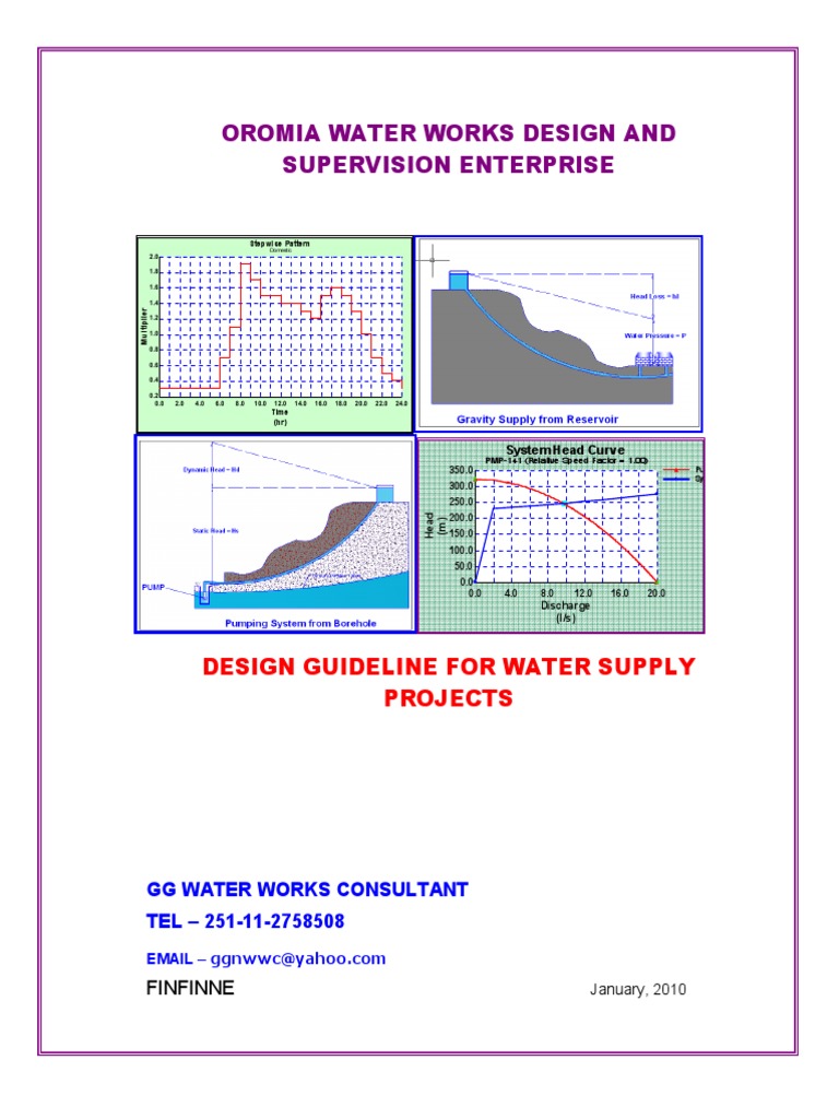 Design Guidelines for Water Supply | PDF