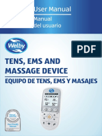 User Manual for TENS, EMS and Massage Device