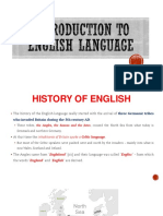 Introduction To English Language