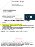 Preserve Comparability of Financial Information. Otherwise, Historical Financial Data Loses Relevance/trends