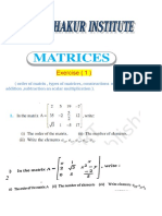 Matrices (Thakur Institute