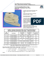 Ceramic Fiber Gasket & Thermal Insulating Woven Tape