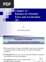 Kinetics of A Particle: Force and Acceleration (II) : by Dr. Toh Hoong Thiam