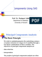 MV - Principal Components Using SAS