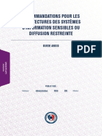 Anssi-Guide-Recommandations Architectures Systemes Information Sensibles Ou Diffusion Restreinte-V1.2