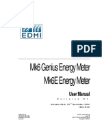 EDMI Mk6 Genius Mk6E User Manual Revision D1