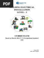 Building Electrical Installation Level - I: Based On March, 2022 (V-3) Occupational Standard (OS)