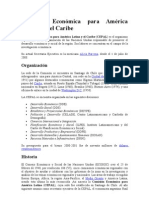 Comisión Económica para América Latina y el Caribe