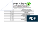 Jadwal Harian Santri 01