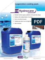 Hydrocare For Cooling Pads Leaflet