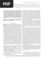 Radio Channel Modeling For UAV Communication Over Cellular Networks