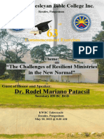 Dr. Rodel Mariano Patacsil: Commencement Exercises