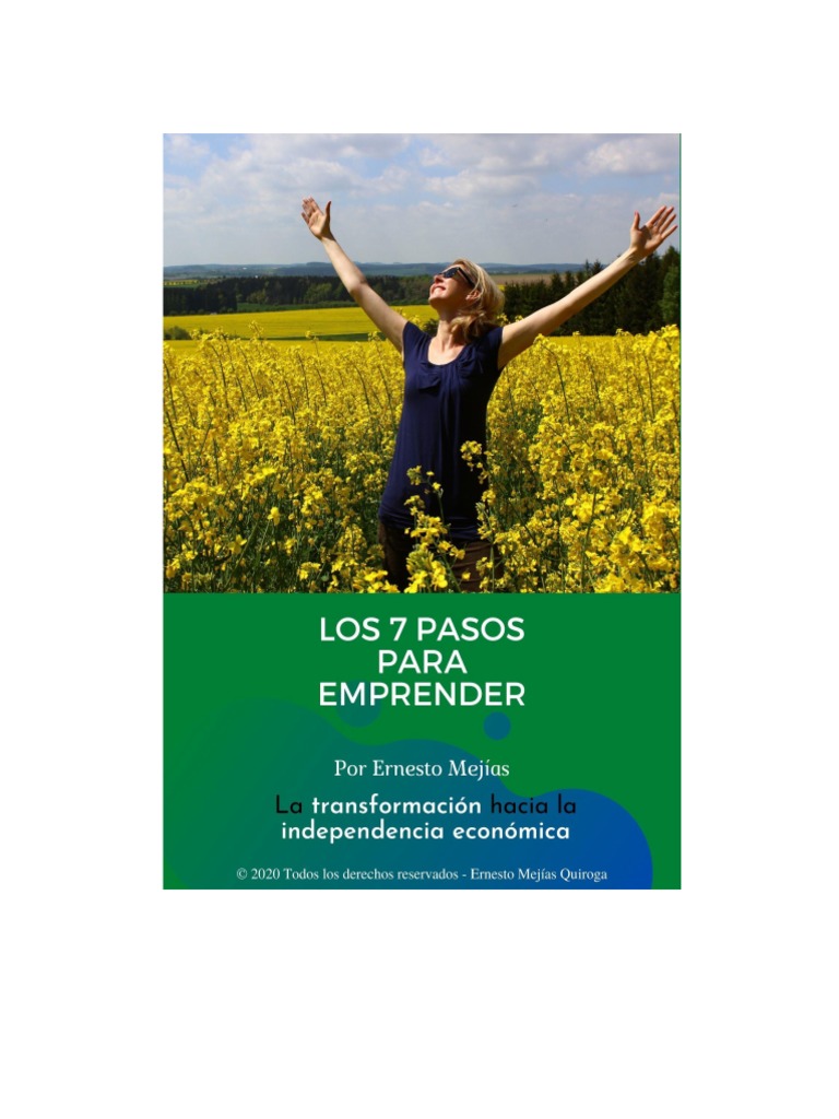 7 Pasos para Emprender con Éxito | PDF | Iniciativa empresarial | Mente