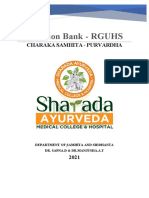 Question Bank - RGUHS Charaka Samhita Poorvardha